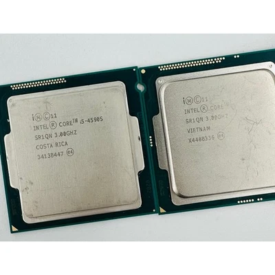 Lot Of 2 Intel Core i5-4590S 3.00GHz Quad Core 4th Gen CPU's SR1QN - Image 1 of 4