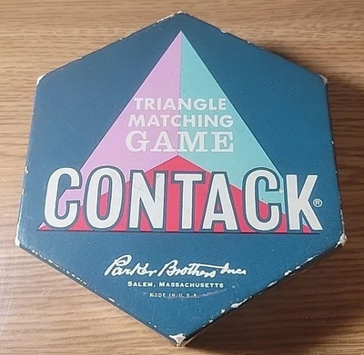 1962 Contack 36 Piece Parker Brothers Matching Game Pastel MCM Game Night - Image 1 of 4
