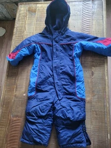 LL Bean Traje de Nieve Niños Pequeños 2T Cold Buster Puños de Crecimiento Chaqueta de Invierno Niños Capucha de Esquí - Imagen 1 de 6
