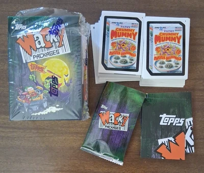 2025 Topps Wacky Packages Halloween 81 Card Base Set with Puzzle, Wrapper, Box!! - Image 1 of 4