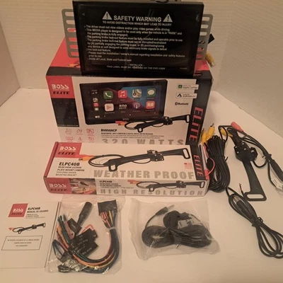 Boss Elite touch screen receiver with Apple CarePlay and Android Auto -BV850ACP  - Image 1 of 4