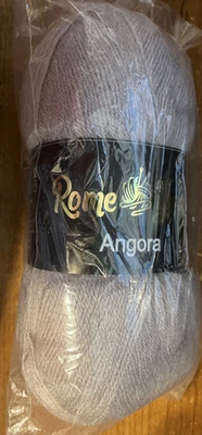 Lote de 3 madejas 100 gramos Roma hilo Angora 20% lana 80% acrílico lila709 talla 2 Foto 1 de 2