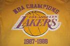 Los Angeles Lakers 1987 1988 NBA Champions Junk Food T-Shirt Youth Child 6/7 Gap