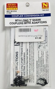 Micro Trains #00130014 MT-9 couplers Universal Coupler Conversion Long Sh - Picture 1 of 1