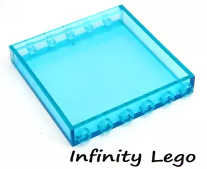 4 LEGO Trans-Light Azul Panel de Pared Grande 1x6x5 (35286 59349 59350) - 4 Piezas - Imagen 1 de 3