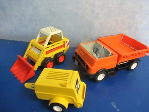 3 x Bau Baustelle Fahrzeug aus Set 3203 3239 3507 80er jahre Playmobil 6065 - Bild 1 von 2