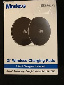 Just Wireless 2pk 5W Qi Wireless Charging Pads (with Wall Adapters) - Black - Picture 1 of 4