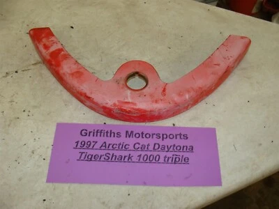 1997 Arctic Cat Tigershark Daytona 1000 tampa de para-choque nariz dianteiro acabamento de trilho de esfregar - Imagem 1 de 4