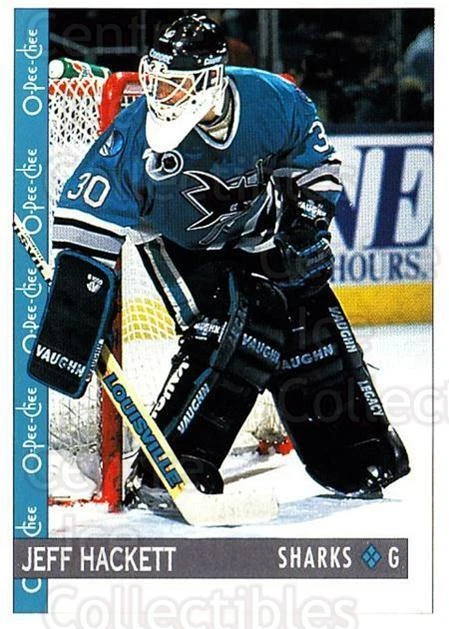 1992-93 O-Pee-Chee #218 Jeff Hackett - Image 1 of 1