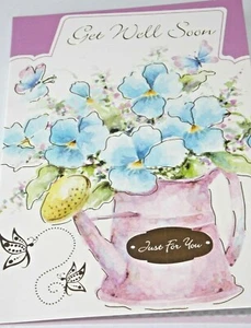 Tarjeta Get Well. Ponte bien pronto. Tarjetas Heartstrings. Tema de regadera.  - Imagen 1 de 4