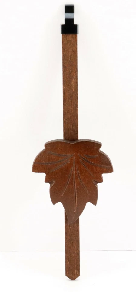 Cuckoo Clock Maple Leaf Pendulum NEW Brown Walnut Stain CHOOSE FROM 3 SIZES - Image 1 of 4