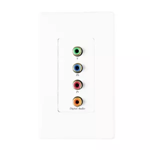 *OPEN BOX* Element Cat-5 Balun (Komponenten Video & Digital Koax Audio Wandplatte) - Bild 1 von 6
