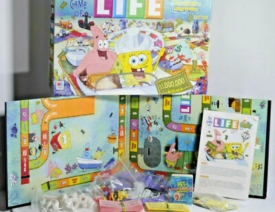 SpongeBob SquarePants The Game of Life Board Game 2005 Milton Bradley - Complete - Image 1 of 4