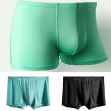Herren Boxershort Trunks Unterwäsche Ice Silk Atmungsaktive Sexy Unterhose Slip