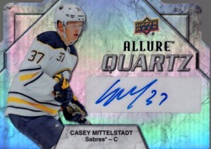 2019-20 Upper Deck Allure Quartz Auto #AQMI Casey Mittelstadt B - NM-MT
