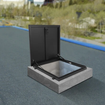31.88*31.88 in Roof Hatch Roof Access Hatch Roof Security Door Aluminum Alloy - Image 1 of 4