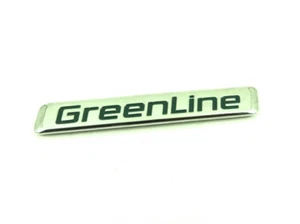 Genuine New SKODA GREENLINE GRILLE BADGE Front Emblem Superb Mk2 3T 2010-2015 - Picture 1 of 2