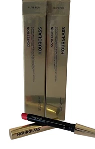 2 xHourglass Confession Ultra Slim Refillable Lipstick ~ I Live For ~ 2 pack! - Picture 1 of 4