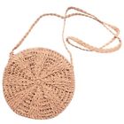 2X(Rattan Crochet St Woven Basket Handbag Round Circle Shopper Be