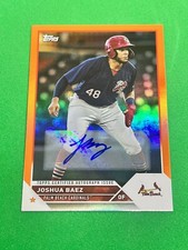 2023 Topps Pro Debut Joshua Baez Auto Orange /25 PD-37 Cardinals Palm Beach SP