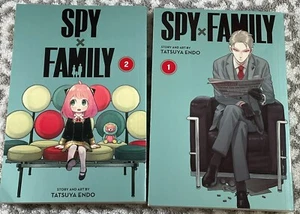 Lot of 2 Spy X Family Volumes 1 & 2 Shonen Jump Viz Media Manga Tetsuya Endo - Picture 1 of 15
