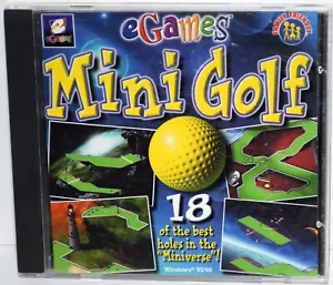 eGames Minigolf Jewel Case mit Handbuch 1999 PC Windows Spiel - Bild 1 von 3