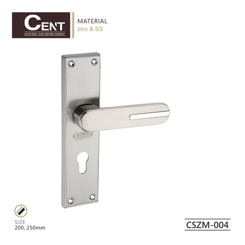 CSZM-007 Mortise lock Set Zinc & SS Main Door Handle Set For Home, Office 200 mm Cover
