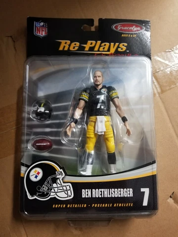 Ben Roethlisberger Re-Plays Extreme UNRELEASED GraceLyn Figure NFL Steelers MOC! Cover