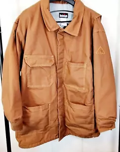 Bulwark FR Flame Resistant Jacket Men’s XXLarge Duck Brown - Picture 1 of 5