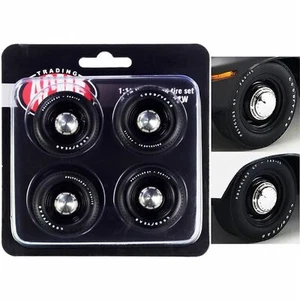 1/18 ACME Mopar Black Steel Wheel and Tire Set  A1806123W Brand New In Stock - Picture 1 of 12