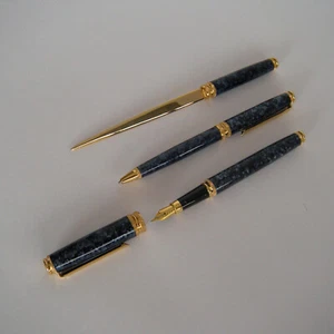 Vintage Füllfederhalter, Kugelschreiber & Brieföffner Set - Bild 1 von 2