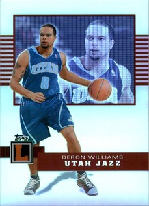 2007-08 Topps Letterman Refractors #38 Deron Williams /99