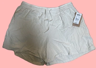 Vans падение V вискозы бежевый шорты женщин размер M новый с Ярлыками новый - Изображение 1 из 4