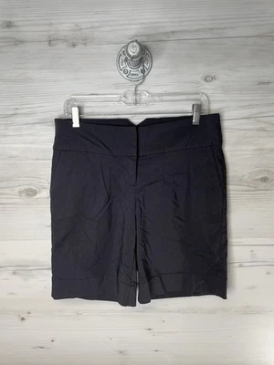 American Rag Shorts Womens 9 Black Cuffed Dress Stretch Zip Pockets Belt Loops - Image 1 of 4