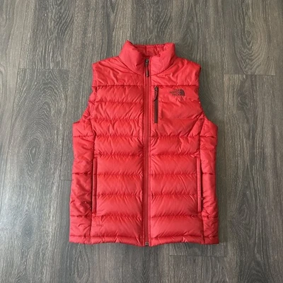 The North Face Aconcagua 550 Red Puffer Vest - Изображение 1 из 3