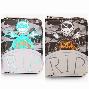 Loungefly Disney Nightmare Before Christmas Jack Skellington Glow-N-Dark Wallet - Picture 1 of 6