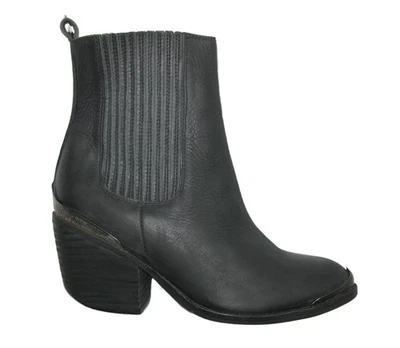 Jeffrey Campbell Bentley-2 Short Western Chelsea Dress Boots Women Size 5 Black - Image 1 of 4