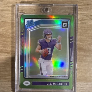 2024 Donruss Optic JJ McCarthy #235 Lime Holo 40/50 RC - Bild 1 von 2