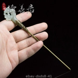 1 Stück Chinesischer Stil Jade Haarnadel Schöne Haarnadel - Bild 1 von 5