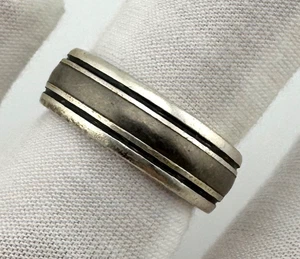 James Avery Ring Sterlingsilber & Titan Größe 9. 10,7g - Bild 1 von 5