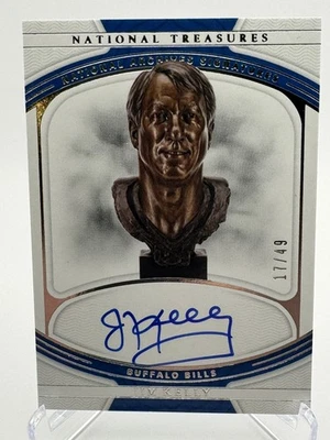 2021 Panini National Treasures Archives Signatures /49 Jim Kelly #NA-JK Auto HOF - Image 1 of 2
