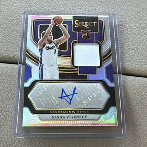 Sasha Vezenkov 2023-24 Select Jersey Auto RJ-VEZ 165/199 Silver Sacramento Kings - Picture 1 of 4