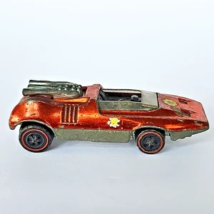 Hot Wheels 1969 Redline Orange Peeping Bomb Die Cast Vintage Hong Kong 1784 - Imagen 1 de 8