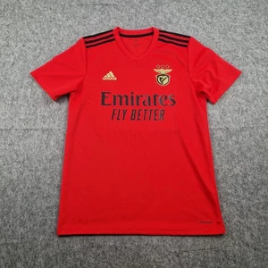 Camiseta deportiva de fútbol local roja mediana Benfica Adidas para hombre Portugal 2023-2024 - Imagen 1 de 11