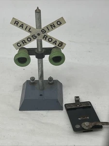 Intermitente de señal de cruce American Flyer #760, en muy buen estado CON #696 Track Trip - Imagen 1 de 3