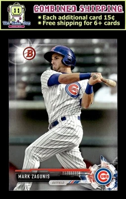 2017 Bowman: Prospects #BP131 Mark Zagunis Chicago Cubs - Image 1 of 2