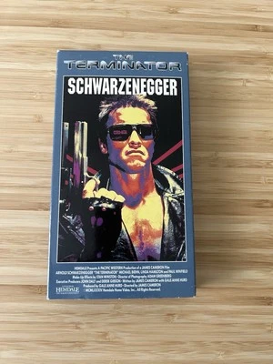 The Terminator VHS tape 1992 Schwarzenegger Linda Hamilton Promotional Use Only - Image 1 of 4
