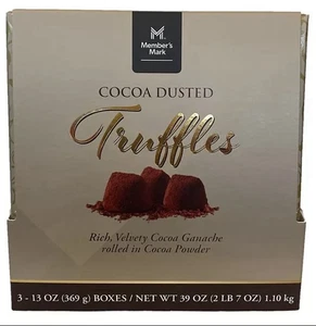 Member's Mark Cocoa Dusted Truffles gift box FREE SHIPPING CHOOSE QUANTITY - Picture 1 of 6