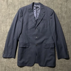Prada Blazer Mens 48R Wool Pinstripe Suit Jacket Made in Italy Designer - Picture 1 of 17