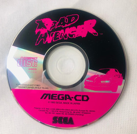 Video Game Road Avenger Disc Only Sega Mega CD